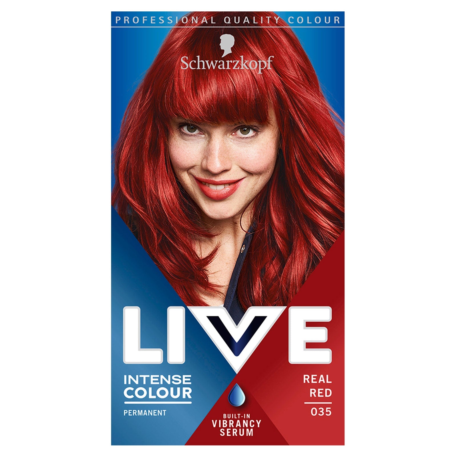 Schwarzkopf Live Intense Colour Real Red 035 | High Quality Hair Care Product Online - Product Image Schwarzkopf Live Intense Colour Real Red 035 | High Quality Hair Care Product Online - Product Image